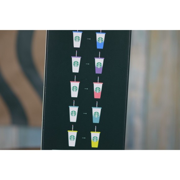 Starbucks Mystery Color Changing Reusable Cold Cups 24oz (5 pack) New - Picture 5 of 6